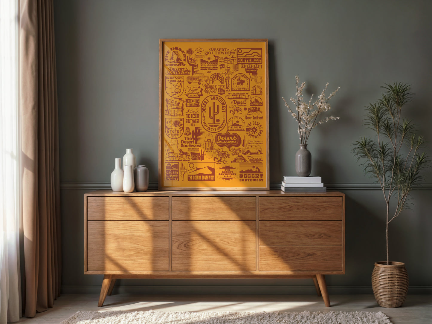 Desert Southwest Collage Poster