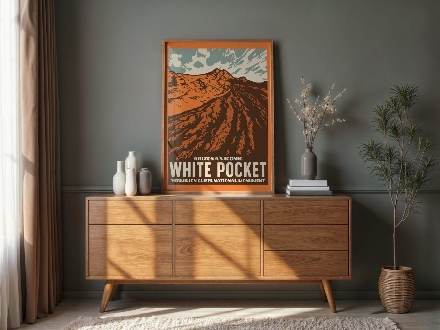 White Pocket Arizona Poster