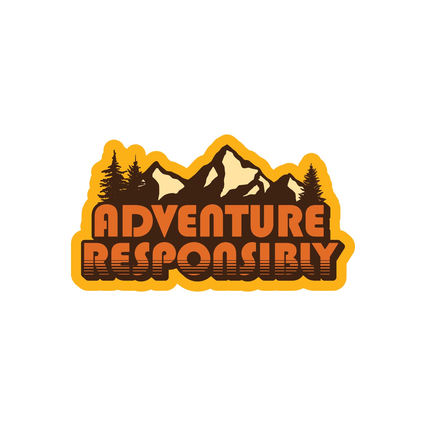 Adventure Responsibly | Retro Mountain