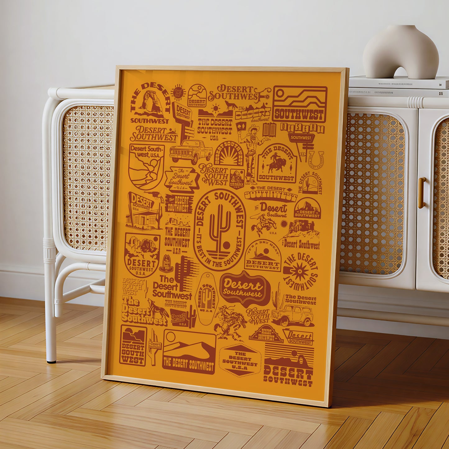 Desert Southwest Collage Poster