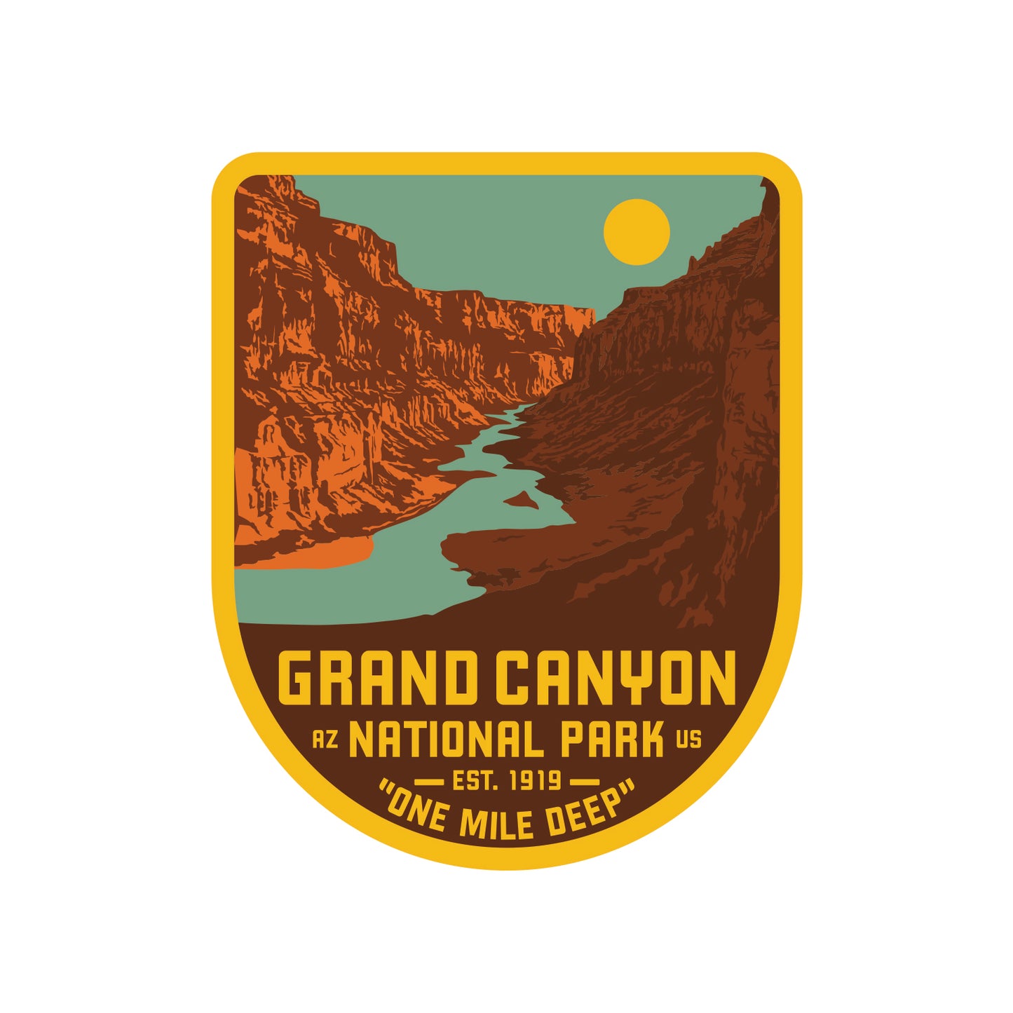 Grand Canyon Sticker | Nankoweap View