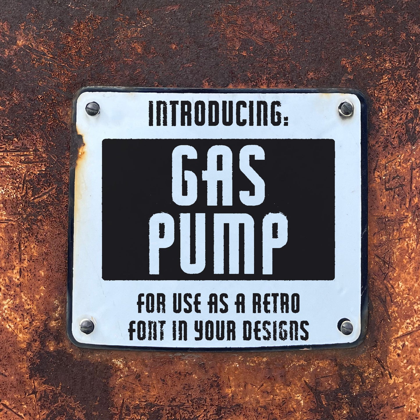 Gas Pump Font