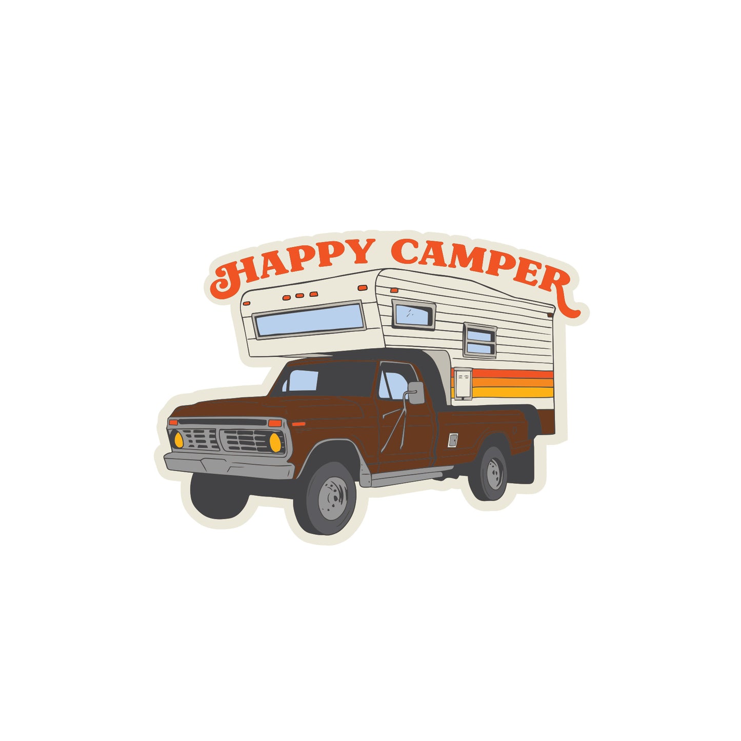 Happy Camper | Vintage Truck Camper