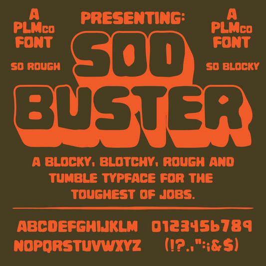 Sodbuster Font